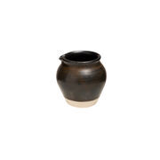 Small black ceramic jug